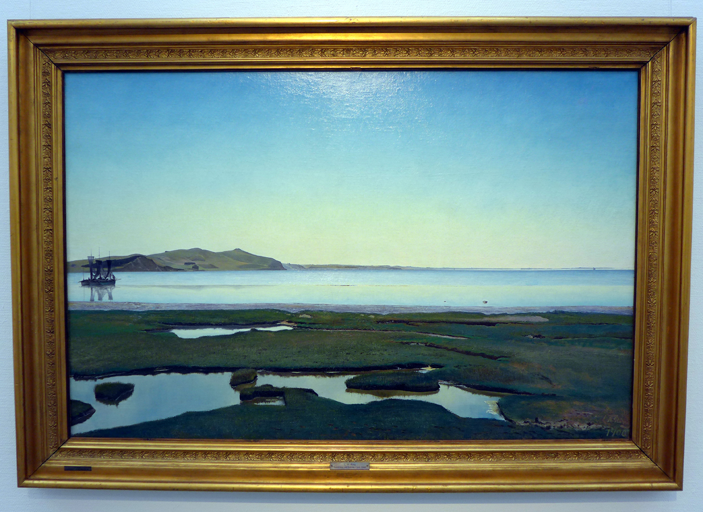 L.A. Ring: "Sommerdag ved Roskilde Fjord". 1900. Randers Museum.